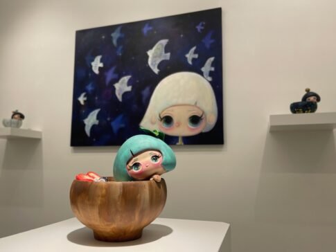 小林亜沙 個展「ガールズ・トーク」展示風景