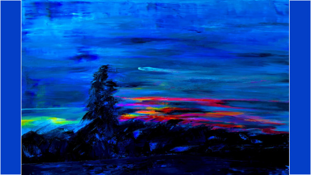 "Untitled", 油彩キャンバス, 97×145.5cm